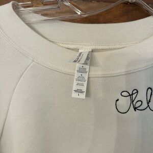 Bella Canvas White Oklahoma Sweatshirt